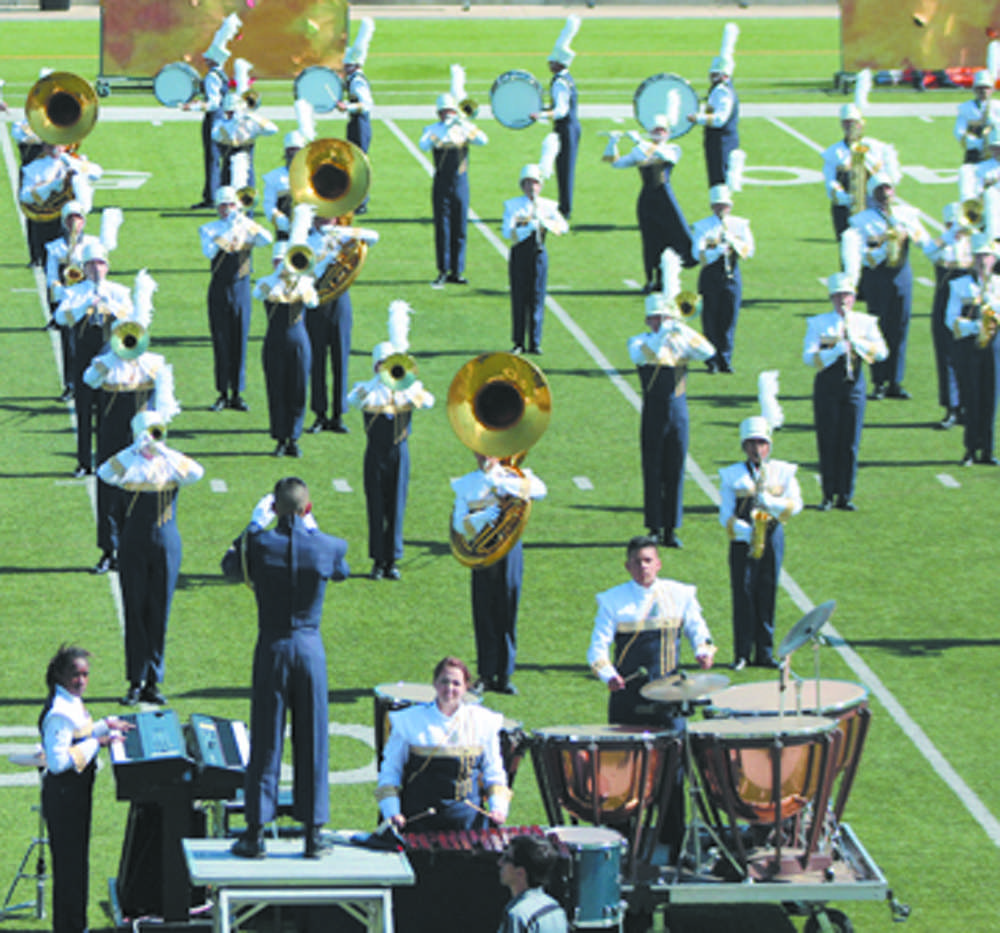 Marching band achieves top regional rank