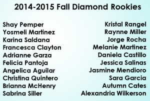 New fall diamond rookies announced