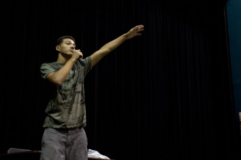 Junior Isaiah Harris wants to change focus of hip-hop away from materialism. 