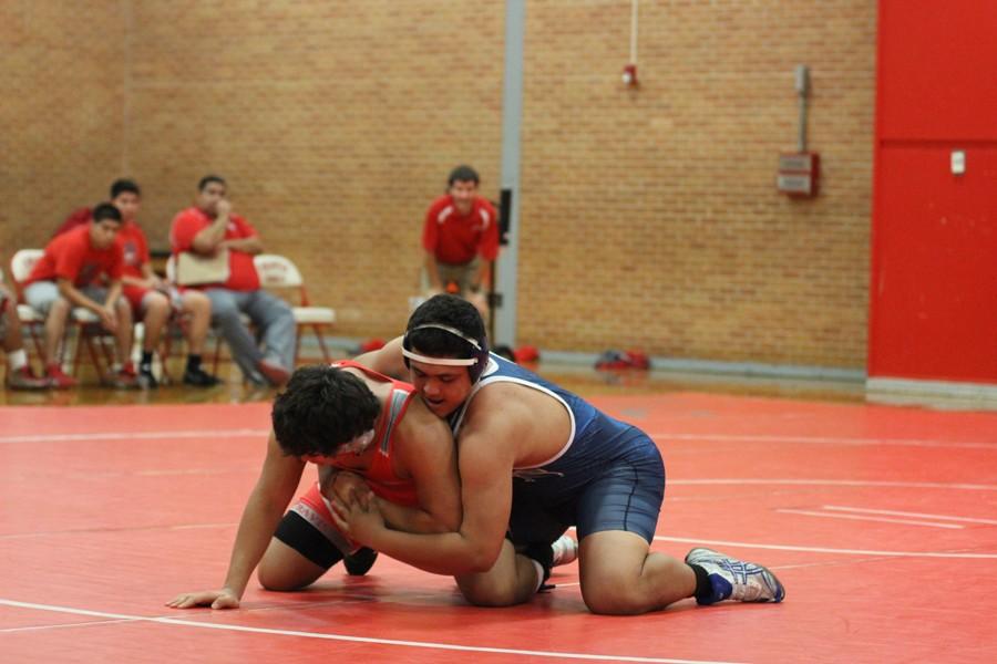 Wrestlers driven by independent action