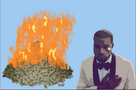 Singer Kanye West in millions of dollars of debt