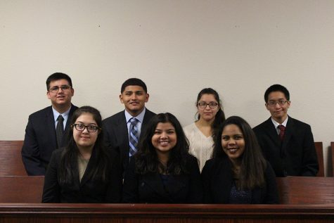 Legal Eagle’s Akins Law interns placed first at their regional YMCA Mock Trial competition on Nov. 12. The interns advanced to State competition which will take place in late Jan. The team consist of Adrian Ochoa, Jacob Diaz, Marisa Bosquez, Brandon Rottmann, Brenda Amaya, Madeline Ramos and Jessica Brownlee.