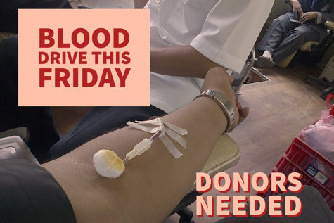 Slots still open for annual blood drive donation this Friday
