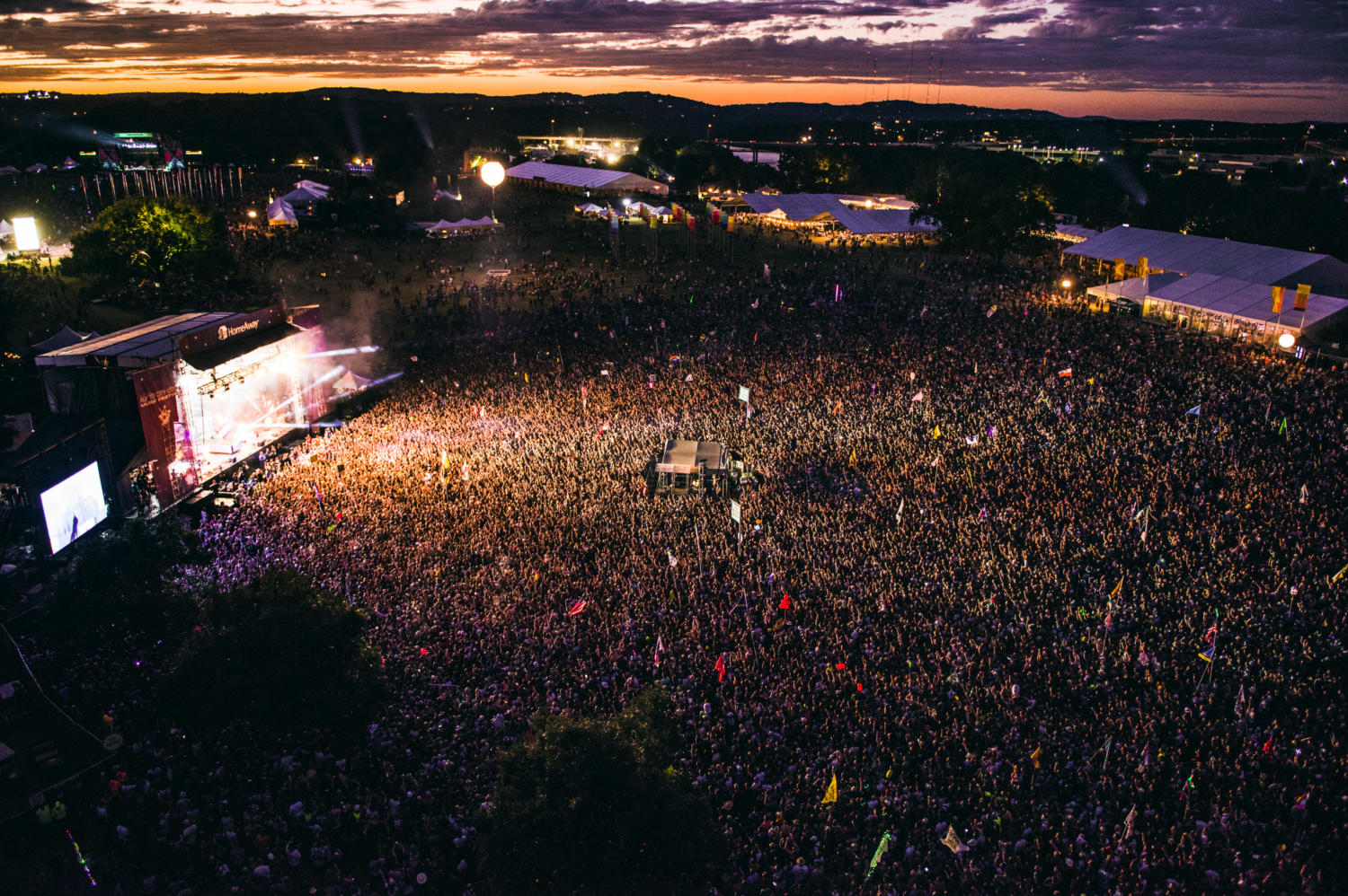 Due to the scale of Austin City Limits the festival is organized by hundreds of people