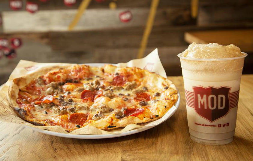 MOD Pizza offers ability to customize pies with multiple toppings