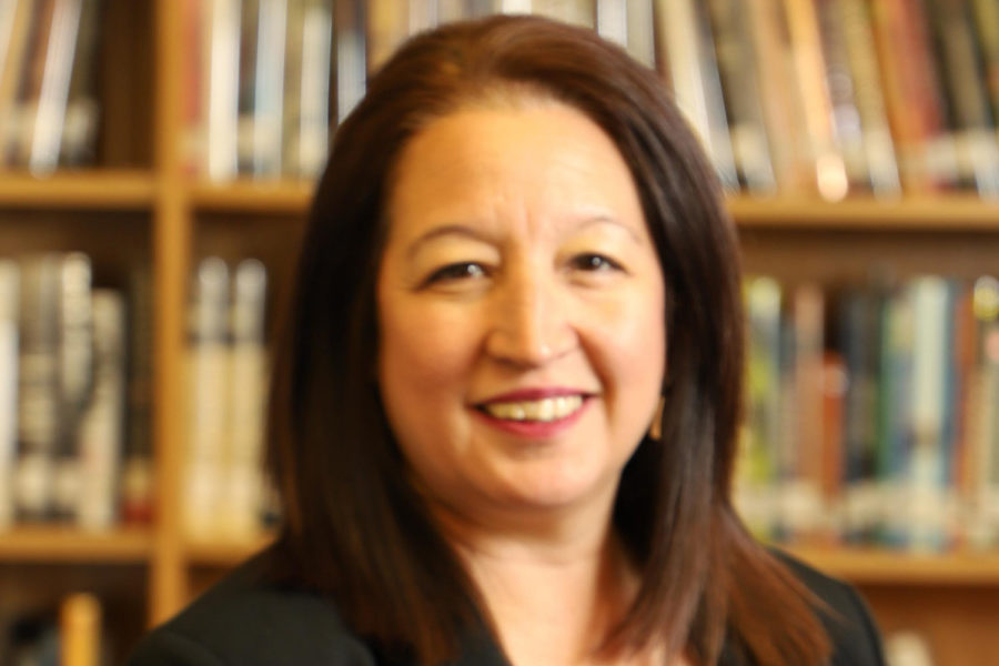 Interim Principal Tina Salazar describes some of the changes for the 2018-2019 school year, including a new required ID badge policy for students.