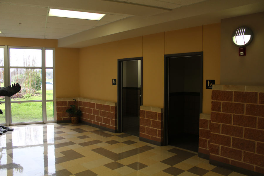 Main entrance bathroom.