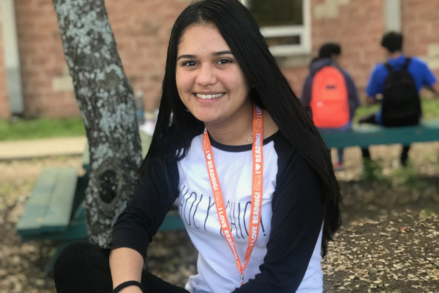 Junior Mayeli Gonzales is adjusting to life in the United States after moving to Austin from Central America.
