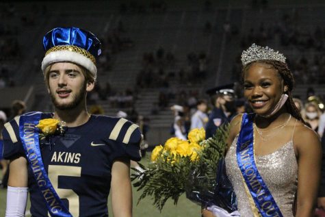 Homecoming King and Queen on the night of September 30, 2021. 