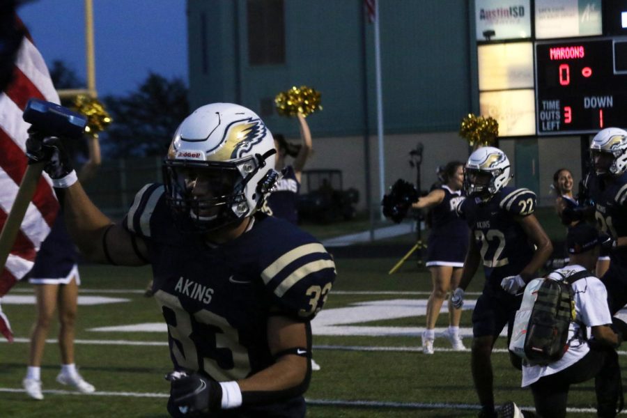 Akins prepares for the Homecoming game against Austin High.