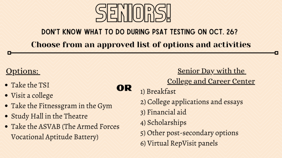can seniors take the PSAT?