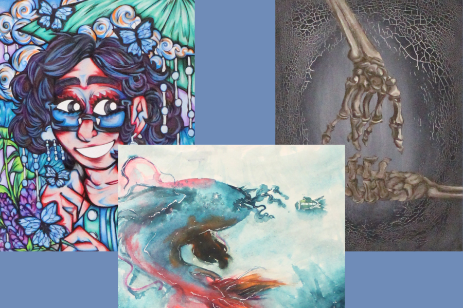 Three artists from Akins are in the running to bring home state-level Gold Seal awards in the University Interscholastic League’s Visual Arts Scholastic Event after competing in the regional qualifying competition in February.