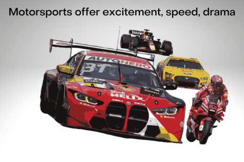 Motorsports offer excitement, speed, drama