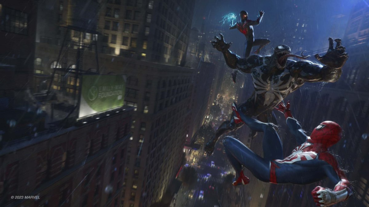 Spider-Man 2 webs up to the original game