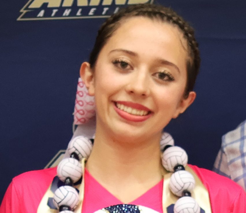 Senior, middle hitter, Giselle Guzman
honored at senior night game against Westlake. Guzman shares her reflections on volleyball, memorable times, and her future goals as her team’s season comes to an end.