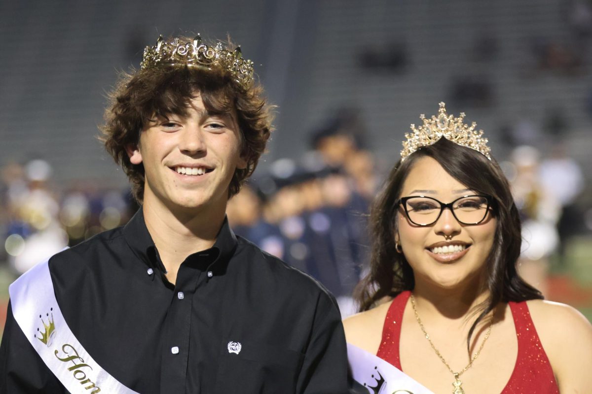 The king and queen were announced at the games halftime, with Lucas Krocka winning homecoming king and Cassandra Ramirez winning our 2025 homecoming queen. The other queen nominees include Alexa Martinez Delgado and Jennae Rojas. The other king running was Jeremah Corte