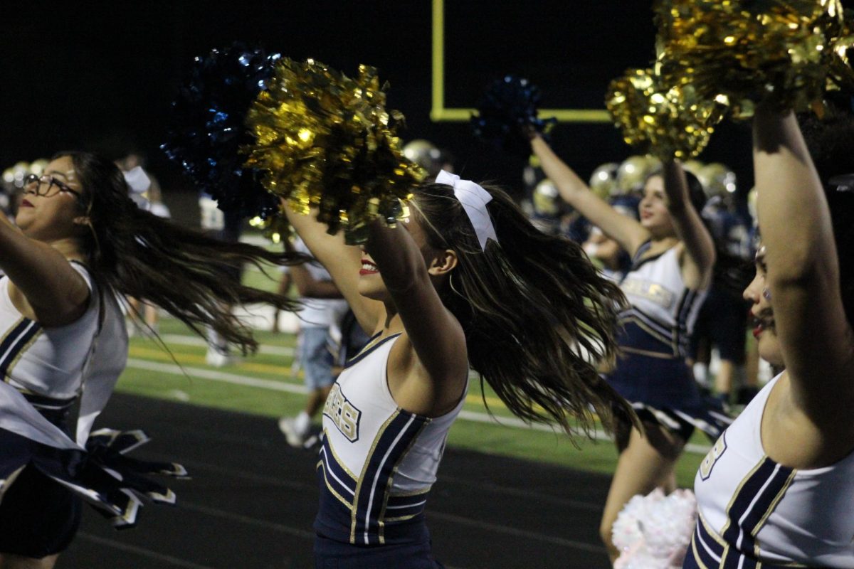 Junior cheerleader, Madison Avila, says “this HOCO had the best student section we’ve had” and noted that the students
“energy and spirit” was fun to watch and cheer along with.