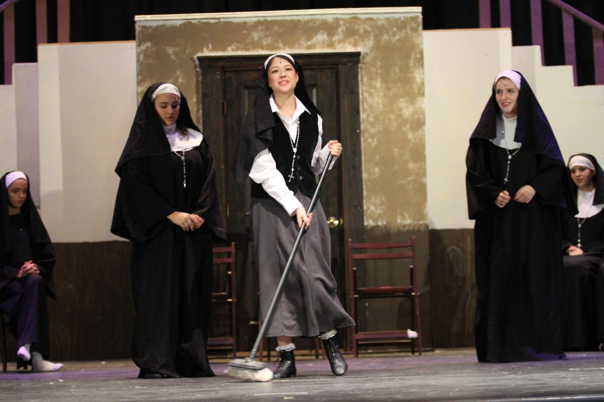 Sister Mary Robert, played by Leah Rodriguez, sings her part